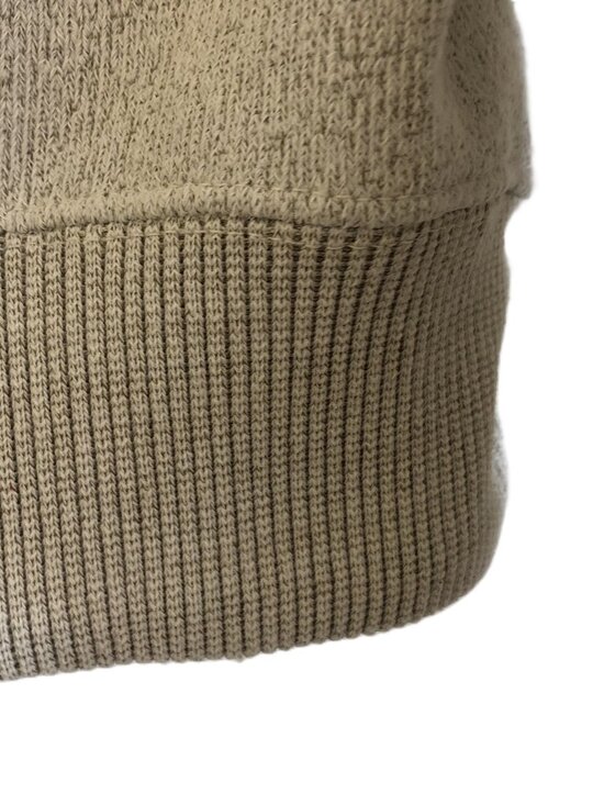 New York Popular Chicago Crew Neck Sweater Sweatshirt Oatmeal Mens M Embroidered - Picture 8 of 14